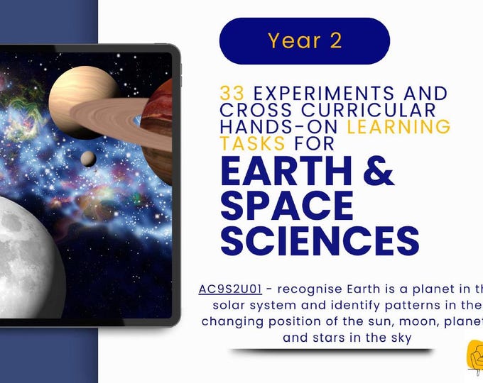 Earth and Space Sciences: 33 Hands-On Learning Tasks & Experiments (Year 2)