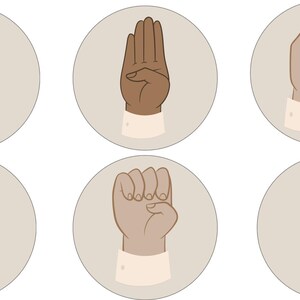 Sign Language Alphabet Posters