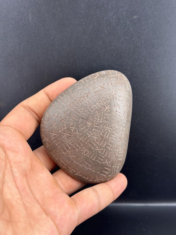 Ancient Early Civilization Intaglio tablet stone written medicine 3rd century B.C.