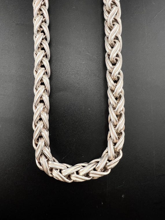 Unique  Solid king dragon  authentic vintage silv… - image 7