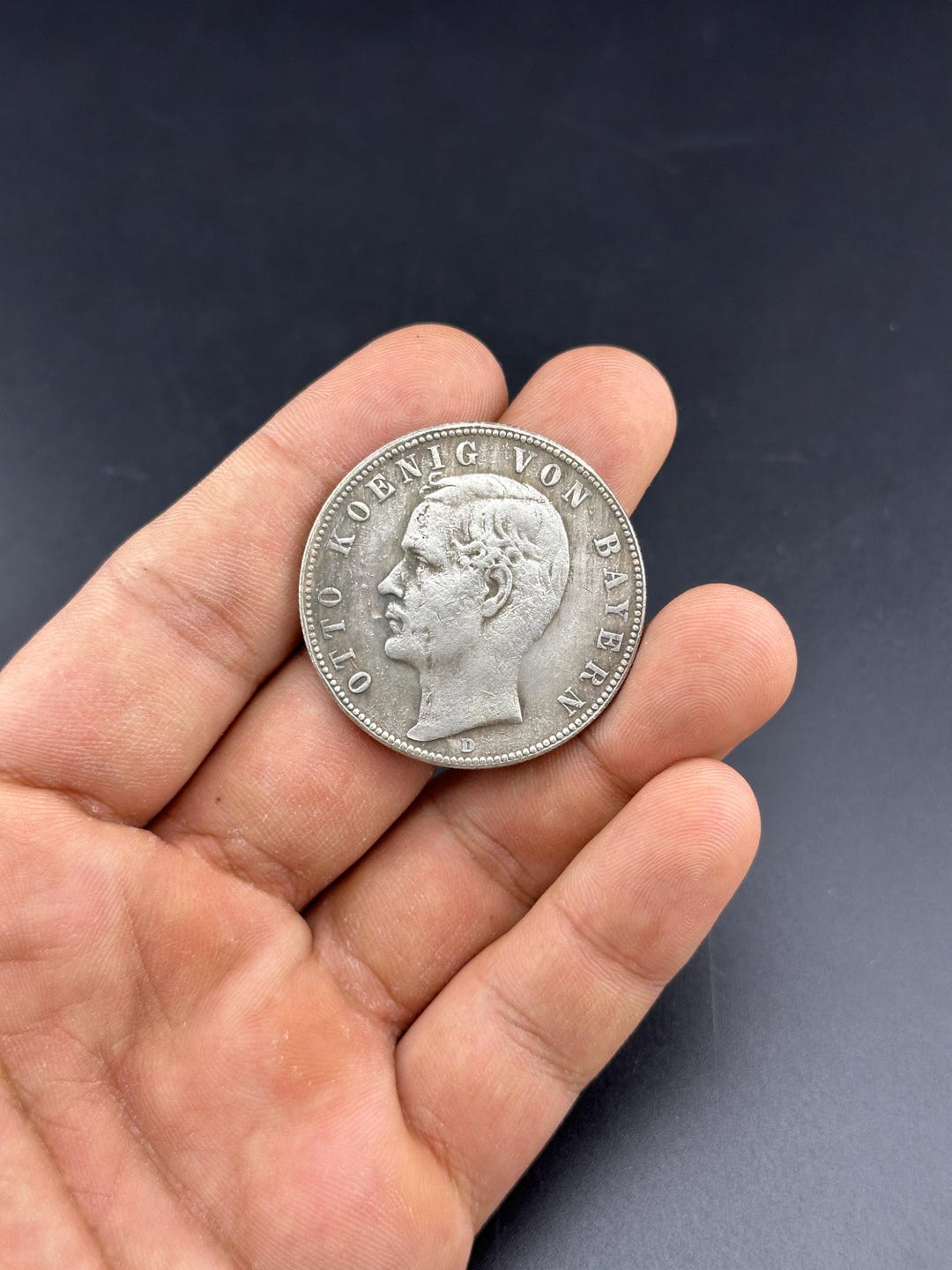 バイエルン王国5マルク銀貨、オットー王の肖像（1886-1913） - Etsy 日本