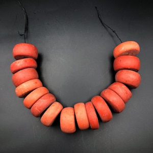 Orange Coral Beaded Jewelry Red Corals Gift For Coral Necklace Rondelle Corals Synthetic Artificial Corals Beads