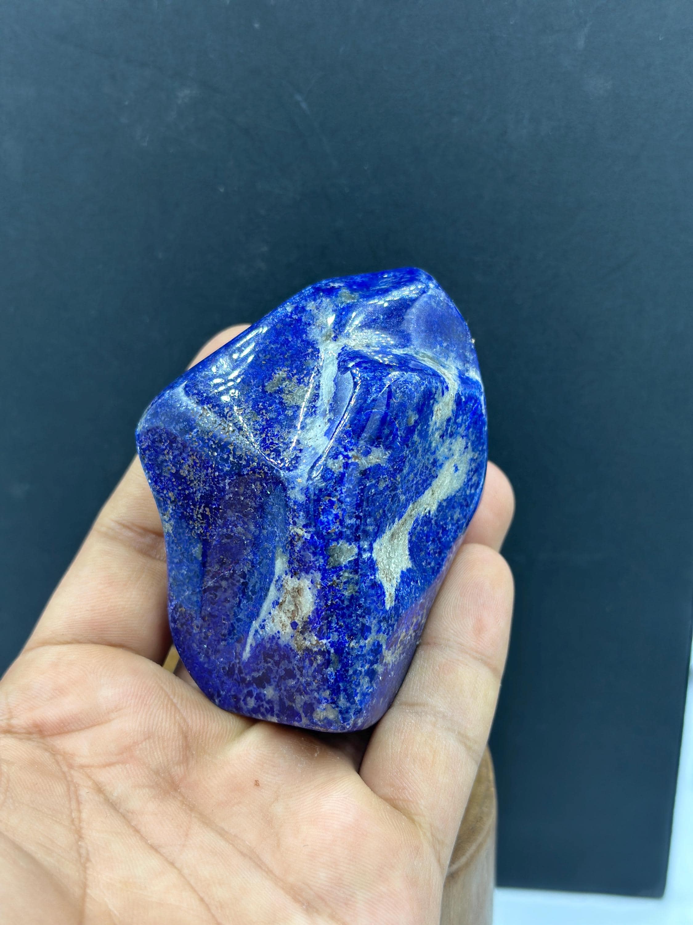 Lapis Lazuli Tumble Stone, Afghanistan Healing Crystal (239 Gram