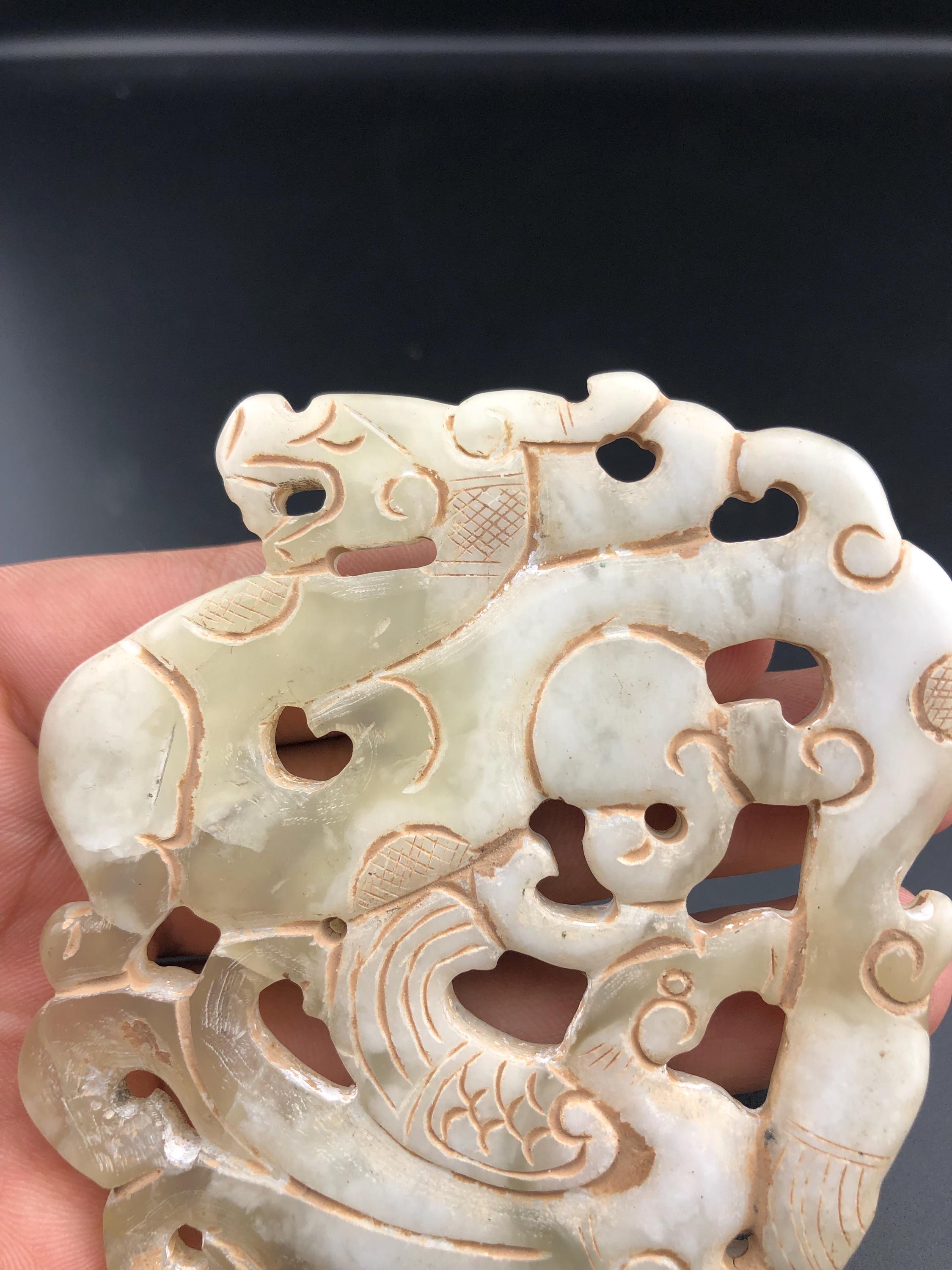 ヴィンテージ中国翡翠龍彫刻石 - Etsy 日本