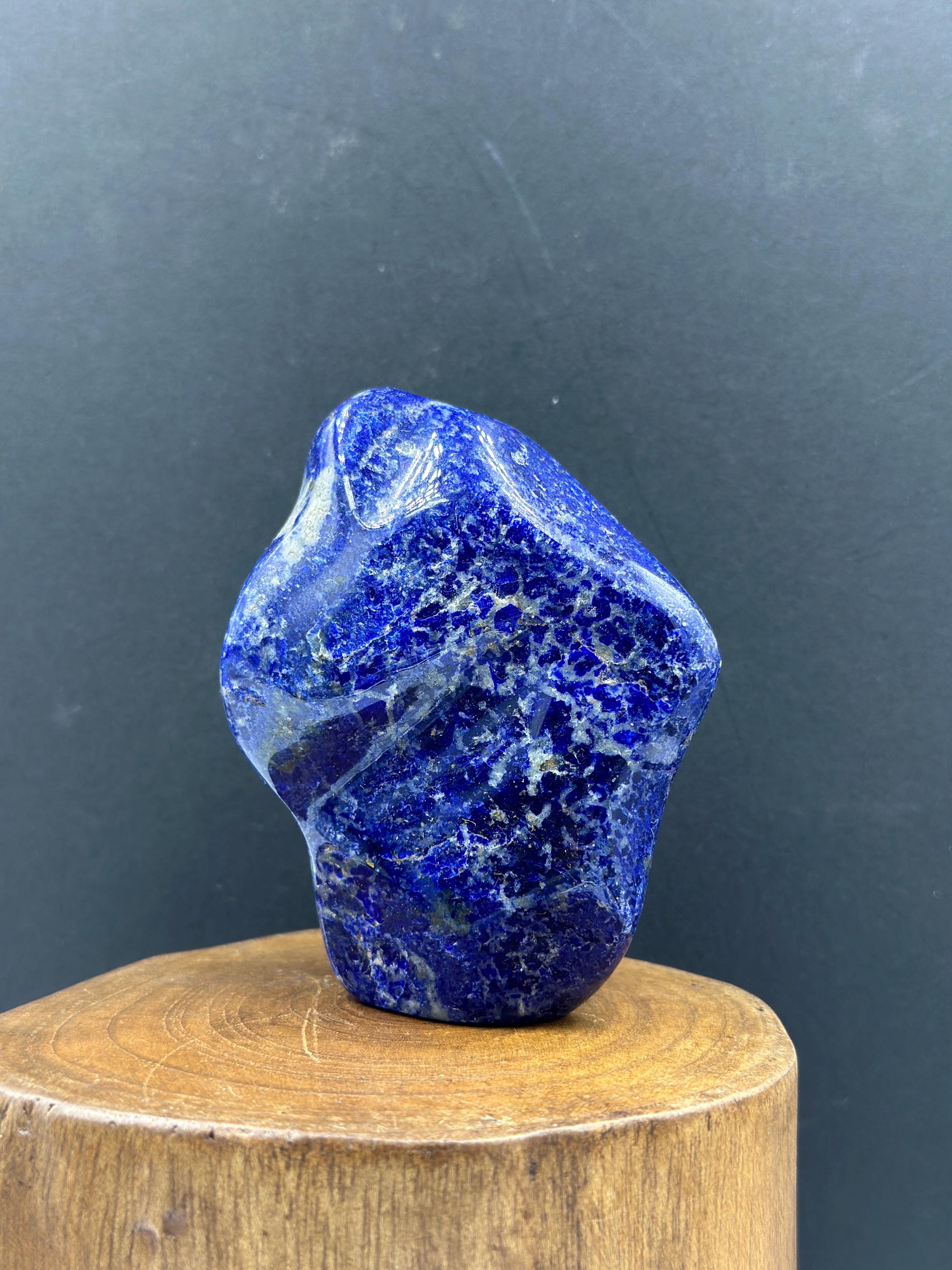 Lapis Lazuli Tumble Stone, Afghanistan Healing Crystal (239 Gram