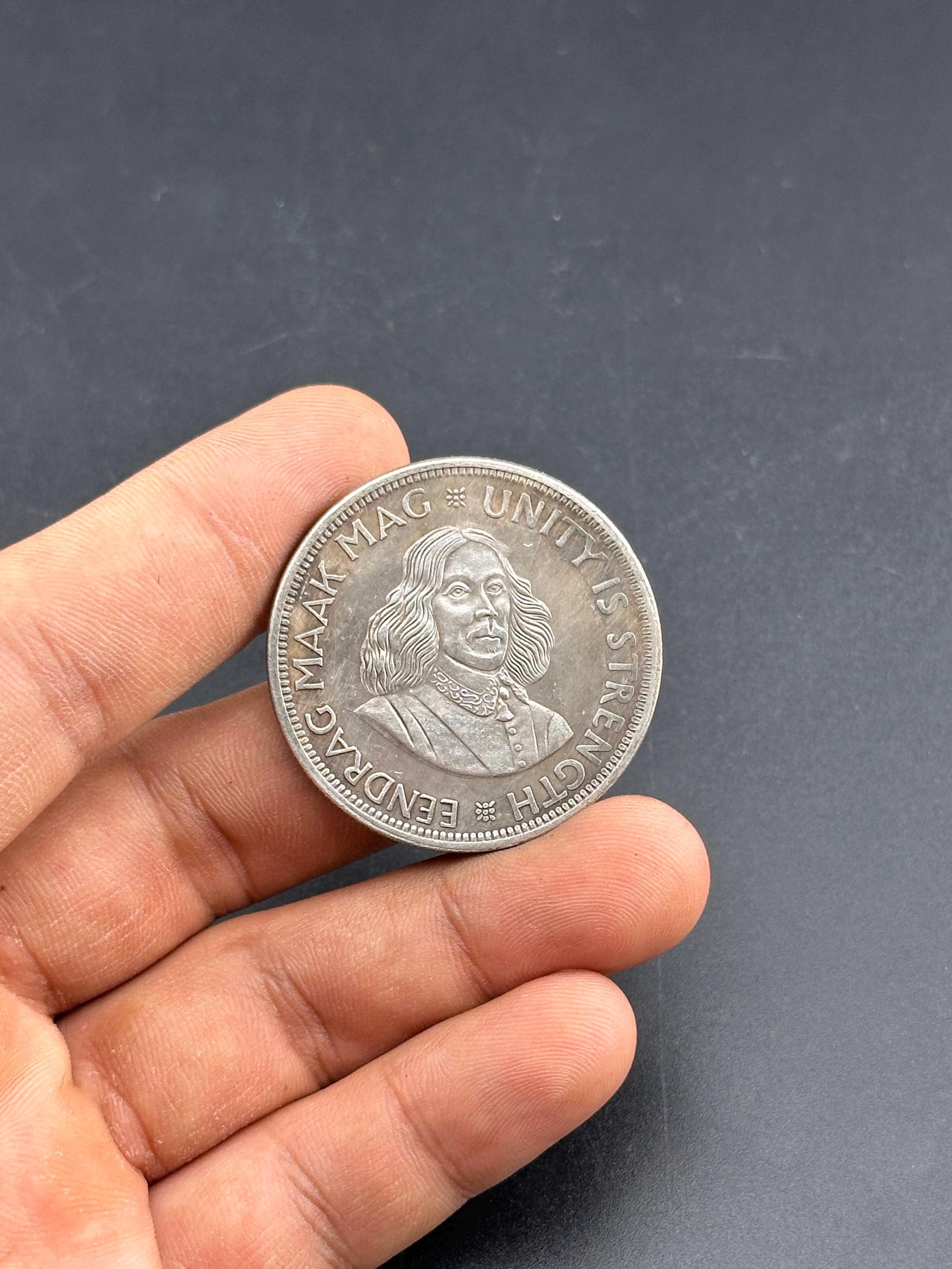 1963 South Africa 50 Cents Silver Plated Coin - Etsy