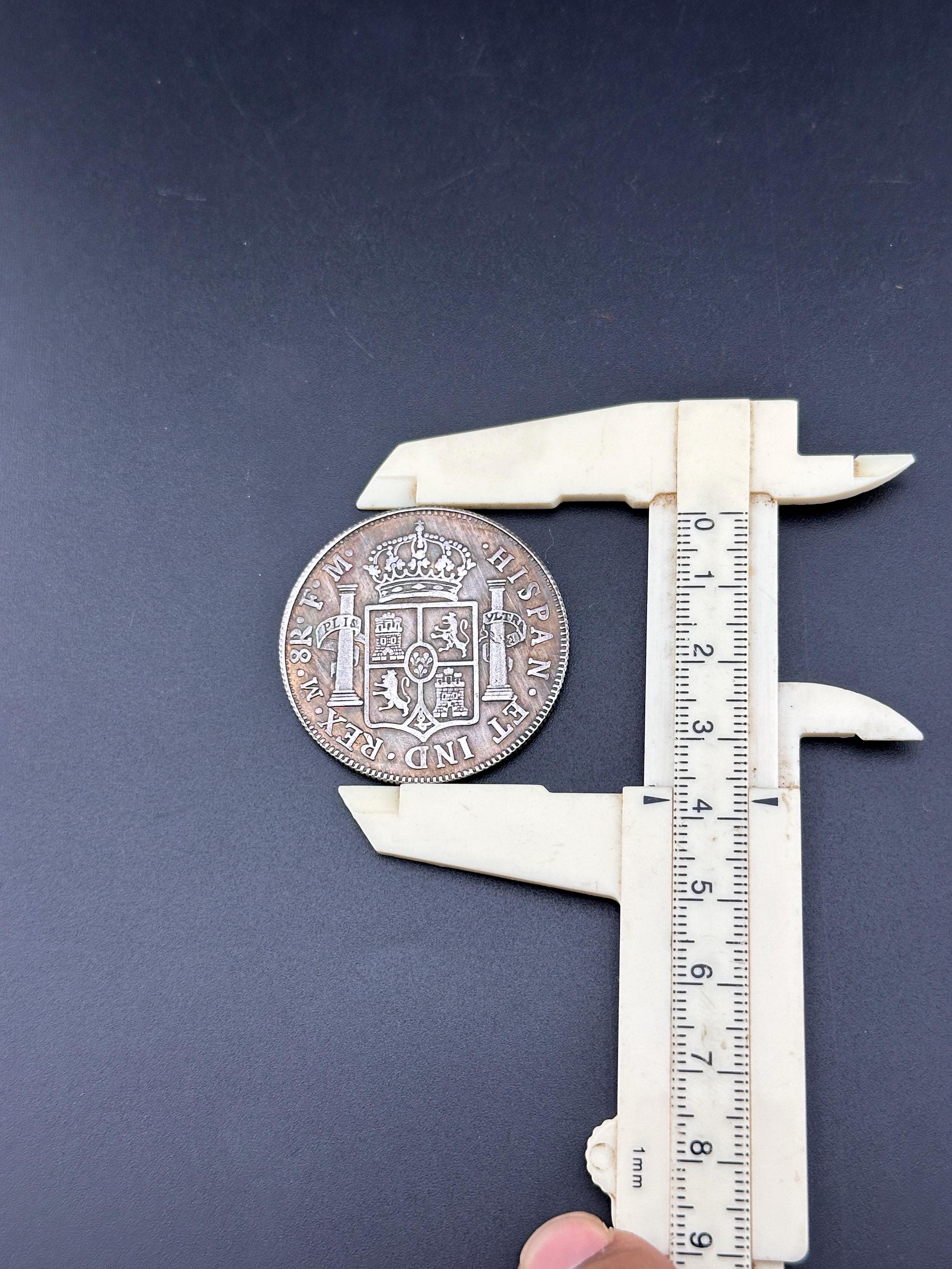 1776年スペイン8レアル硬貨、カルロス3世 - Etsy 日本