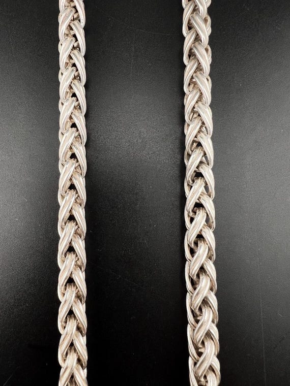 Unique  Solid king dragon  authentic vintage silv… - image 10