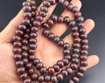 Vintage Handcrafted Agate Stone Beads, Afghanistan
