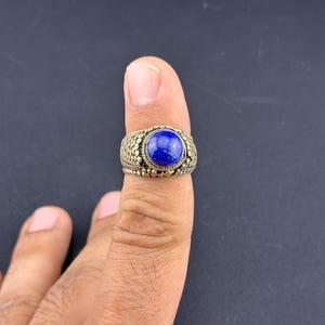 Natural Lapis Lazuli Ring  From Afghanistan A Beautiful ring to wear