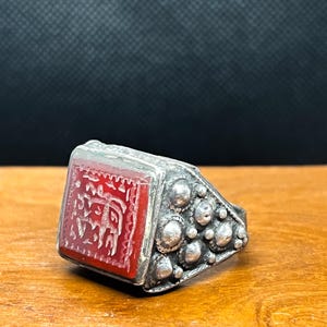 Antique Vintage Silver Ring With