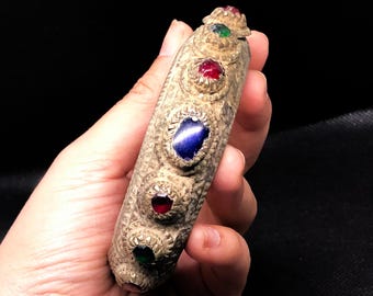 Antique Vintage Brass Bracelet Antique Old Unique Peace in perfect condition Antique Peace
