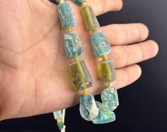 Perles de verre romaines naturelles pour bijoux, Afghanistan