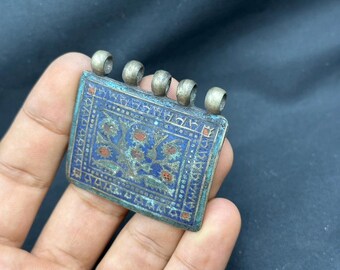 Pendentif Pierre Précieuse 'Lapis Lazuli', Argent 925 - France