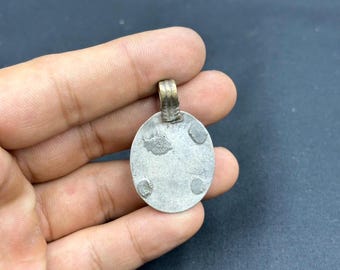 Rare tranche d'agate bleue naturelle avec bandes d'agate en cristal, bleu et bro