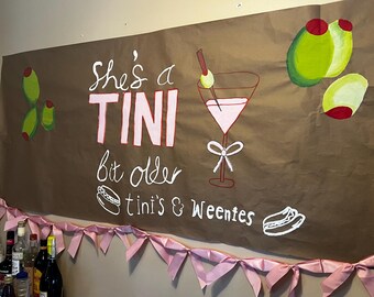 Custom painted banner
