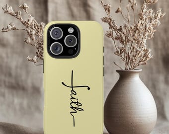 Faith Cross iPhone Case | Christian Phone Case, Religious Scripture Design