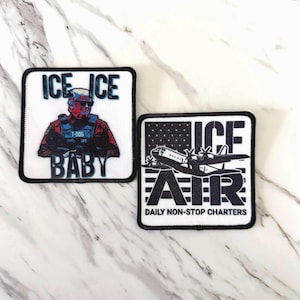 Trump ICE Agent Iron On Patch | T-Dog | IceAir