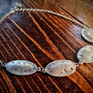 Western Concho Antique Necklace - Birthday Gift, Rodeo, Vintage Jewelry, Handmade Jewelry, Choker Jewelry, Gift for Her, Western Wear