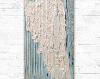 PRE-SALE Psalm 91 Rustic Primitive Angel Wing on Distressed Barn Wood