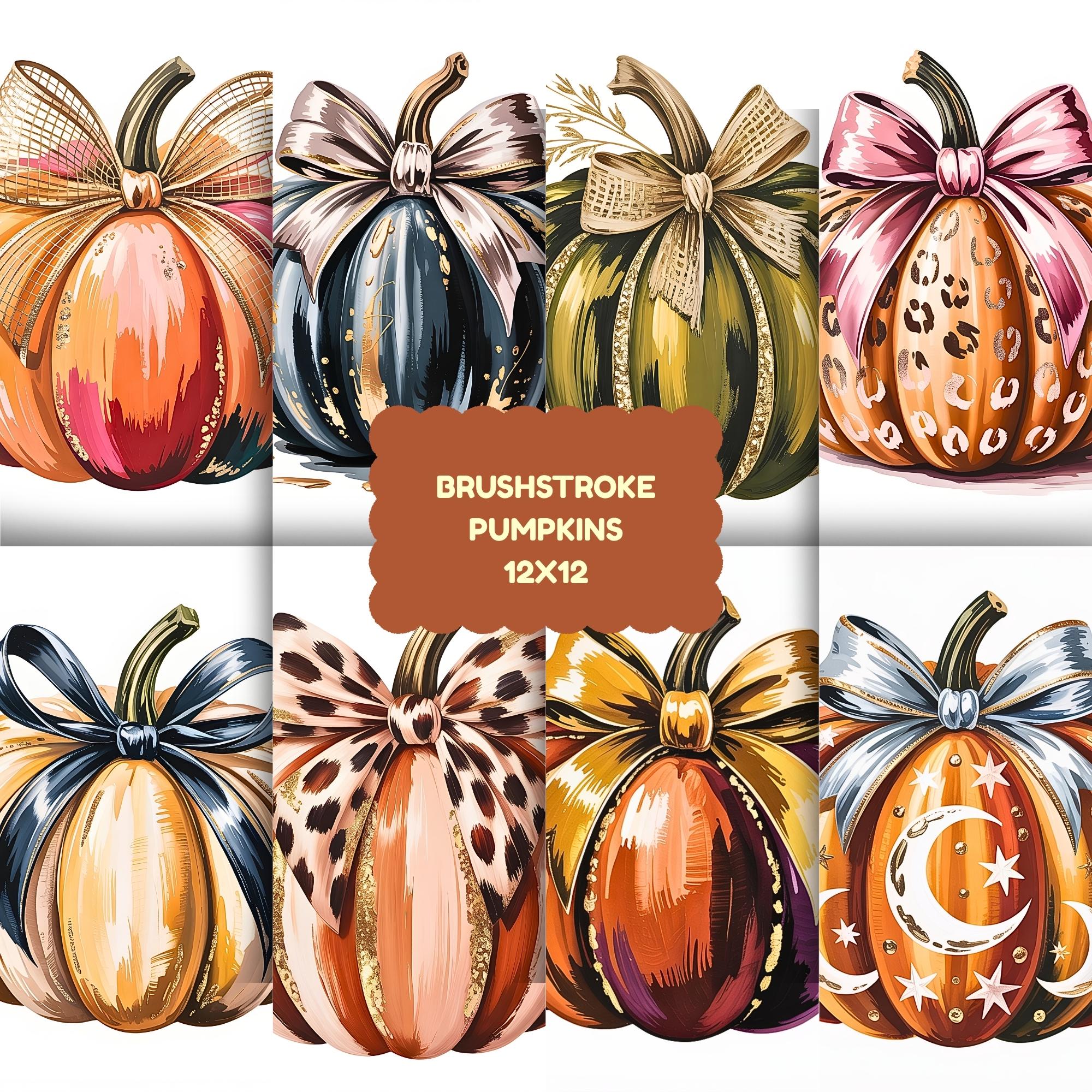 Watercolor Pumpkin Clipart PNG | Fall Autumn Pumpkin Graphics for ...