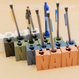 Personalized Name Pen Holder | Pen Holder | Personalized Gifts | Office Organization | Gifts for Her | Gifts for Girlfriend | Pencil Holder|