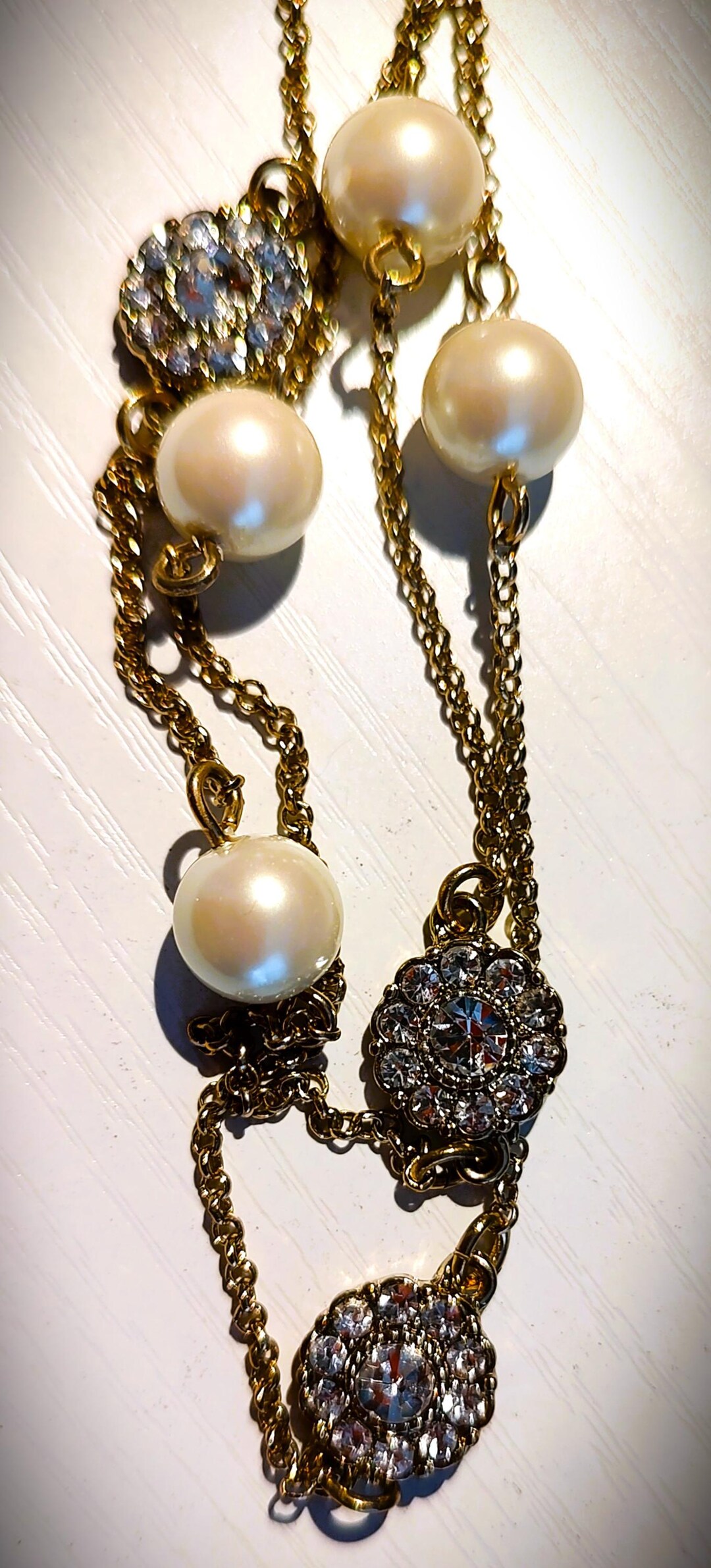Talbots Neckless Vintage Double-strand Talbots Necklace - Oodles of Stones & Sim Pearls ...