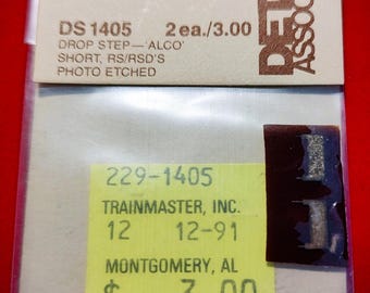 Vintage HO Scale Alco Drop Step Kit - Detail Associates NEW Old Stock!