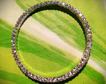 Stunning Vintage Bangle Pendant: Lavishly Loaded with Oodles of Blingy Stones!