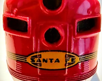 Santa Fe (ATSF) N-scale LIGHTED Loco & LIGHTED Caboose "Combo Set" - Vintage Bachmann from the 1980s!