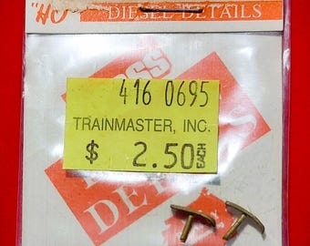 Vintage HO Scale F-Unit Brass Number Boards - Cal-Scale NEW Old Stock!