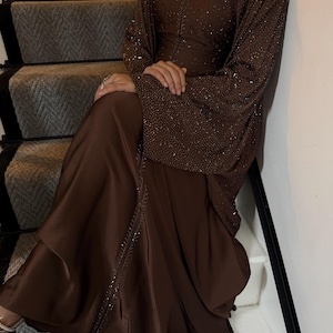 brown eid dress Brown Color Women's Eid Anarkali Dresses