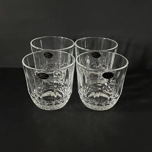Vintage Anchor Hocking “Legacy” Crystal Double Old Fashioneds - Set of 4