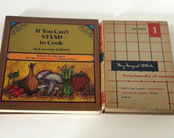 Vintage Cookbooks - Set of 2