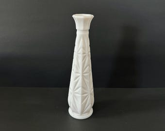 Vintage Hoosier White Milk Glass Bud Vase