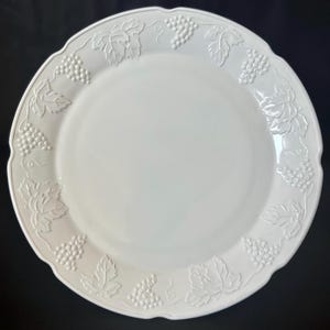 Vintage Harvest Milk Glass Platter by Colony