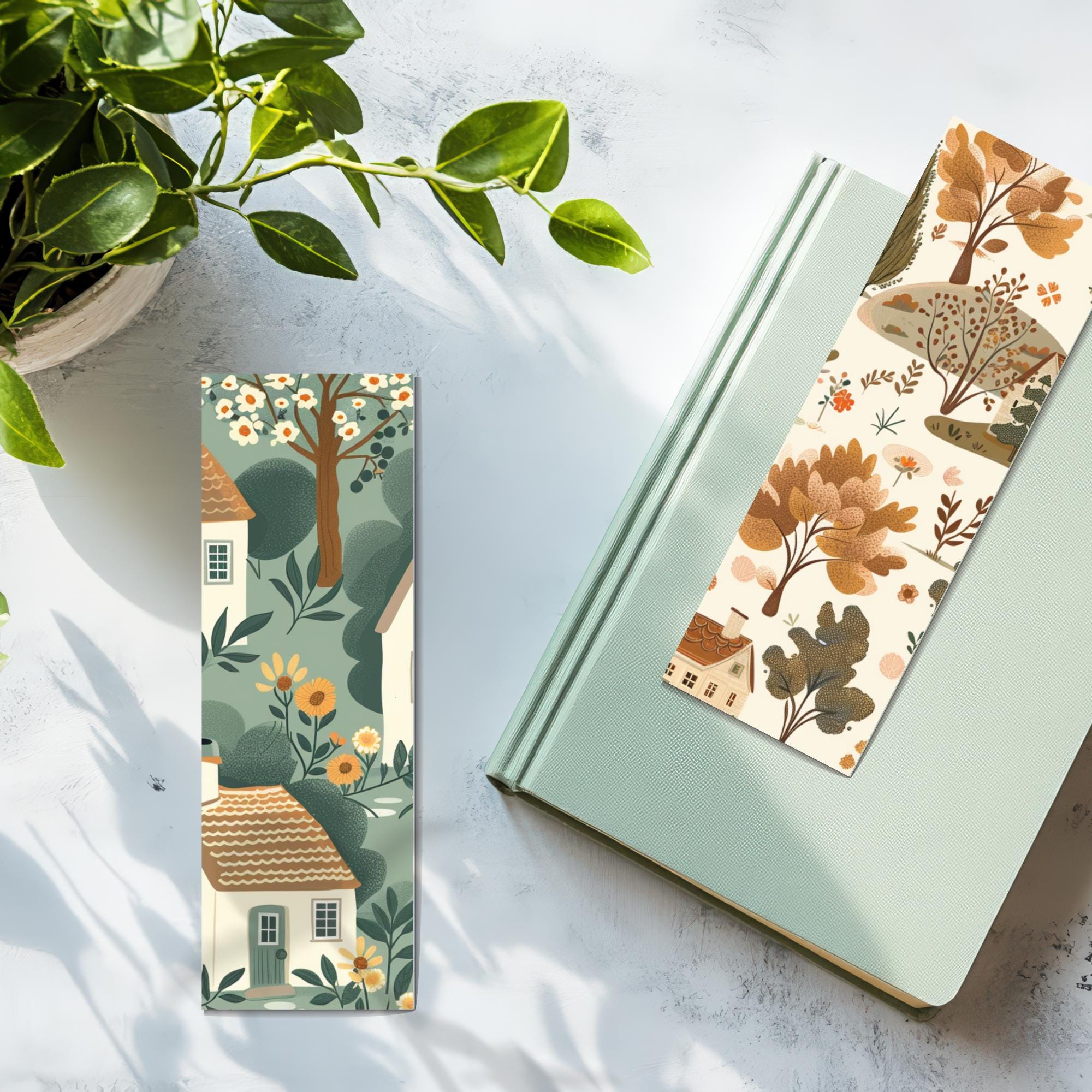 Country Cottagecore Bookmarks, Book Lover Gift (PDF and PNG Download ...