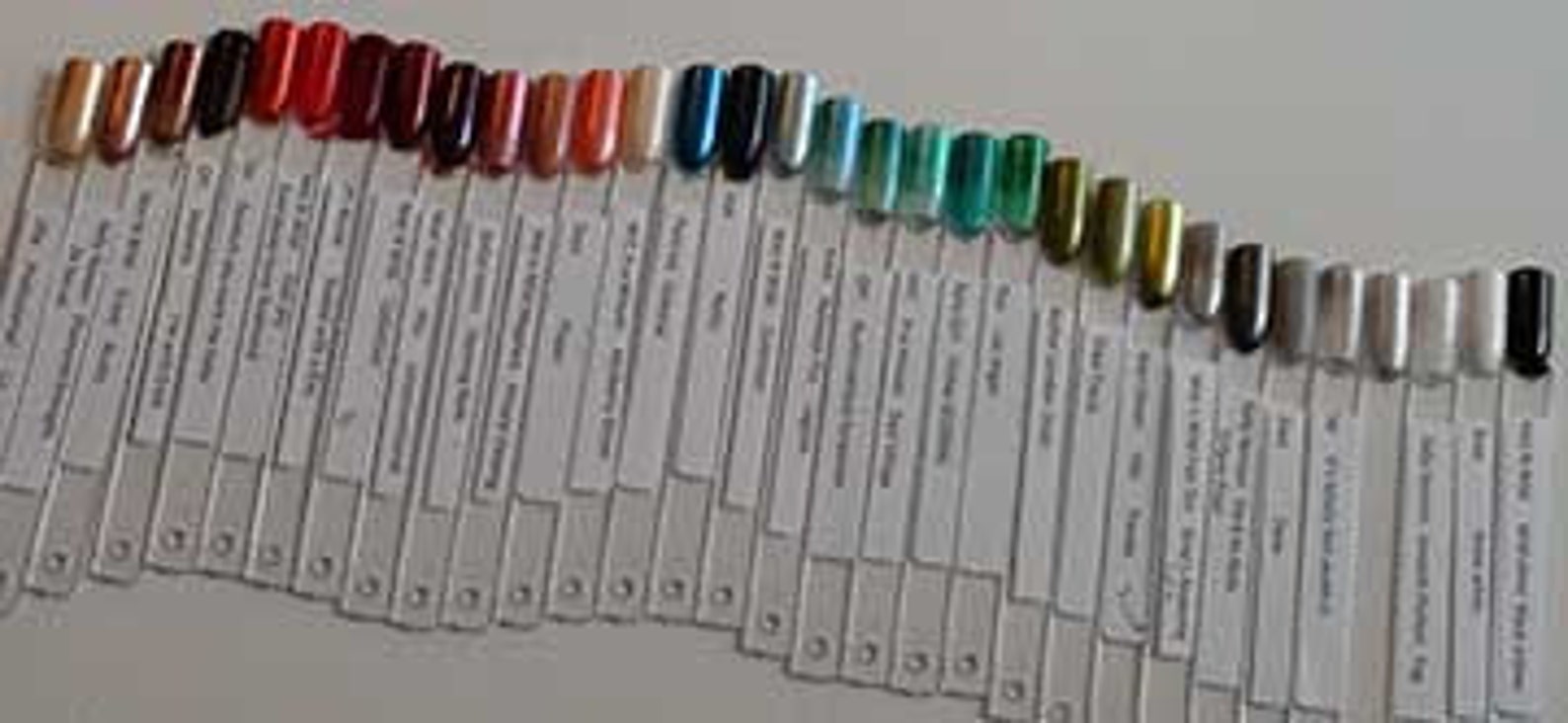 clear nail swatch sticks