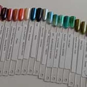 clear nail swatch sticks