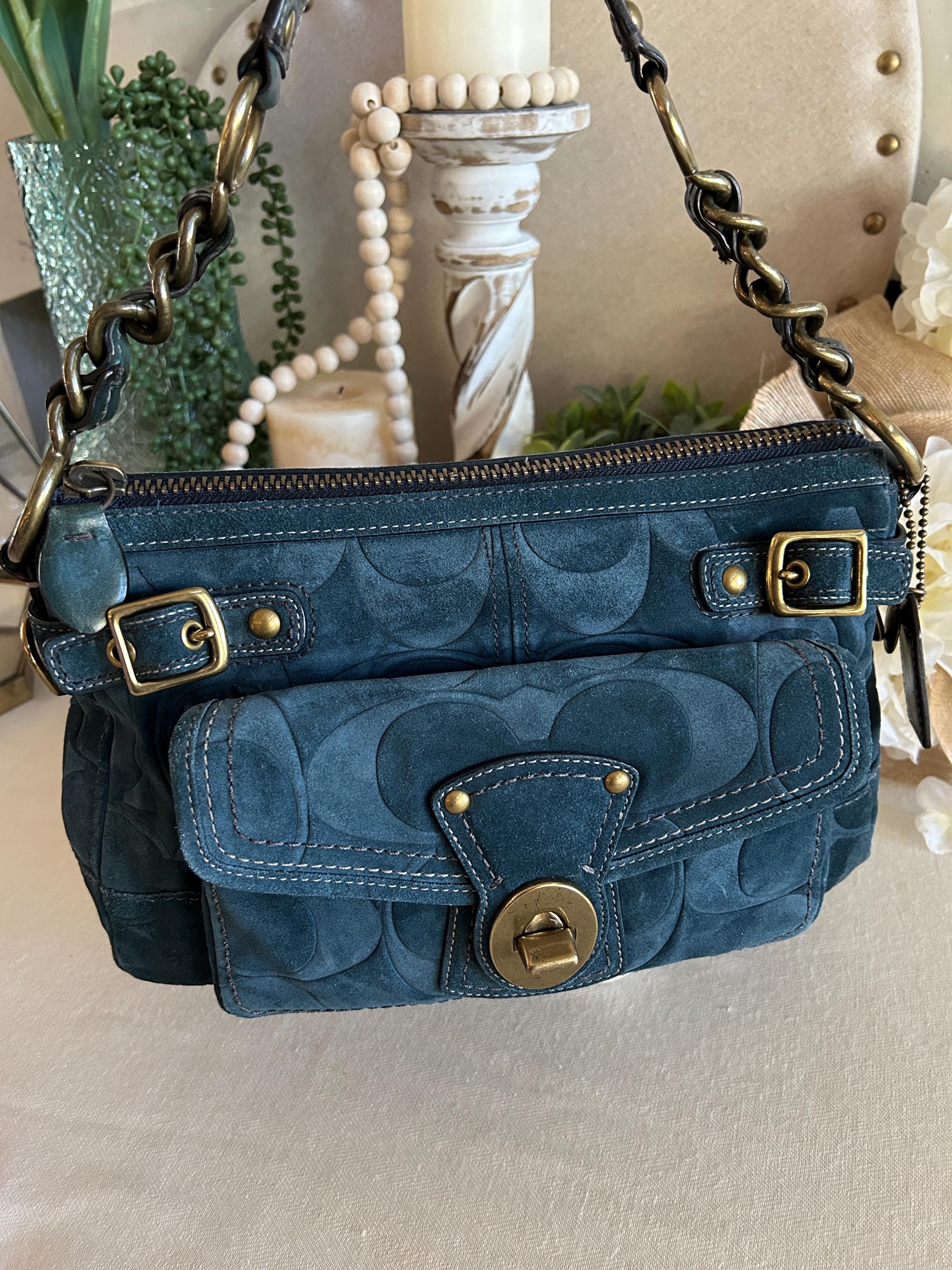 Y2K Coach 65th Anniversary Edition Leigh Legacy Embossed Signature
