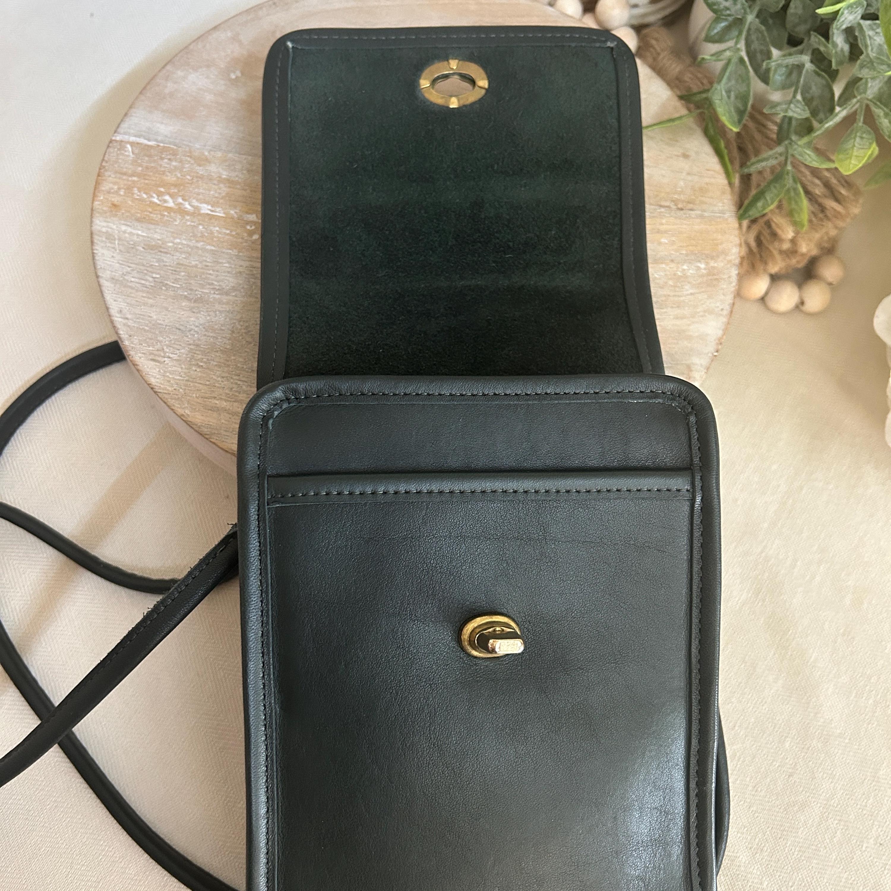 ヴィンテージ コーチ グリーン スクーター クロスボディバッグ 9893