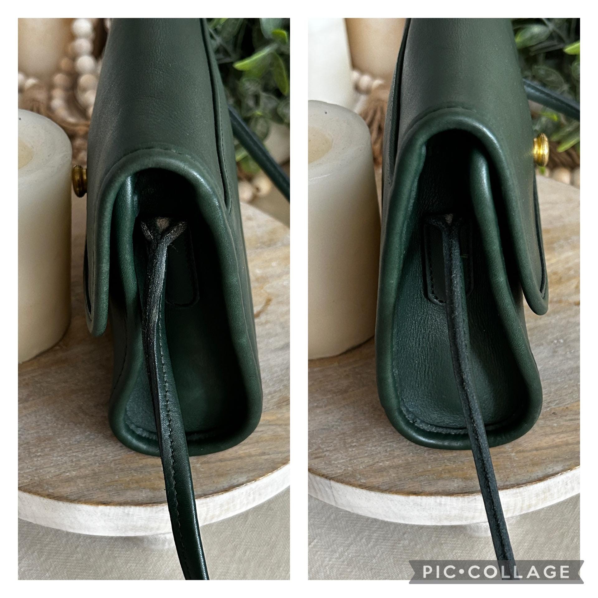 ヴィンテージ コーチ グリーン スクーター クロスボディバッグ 9893