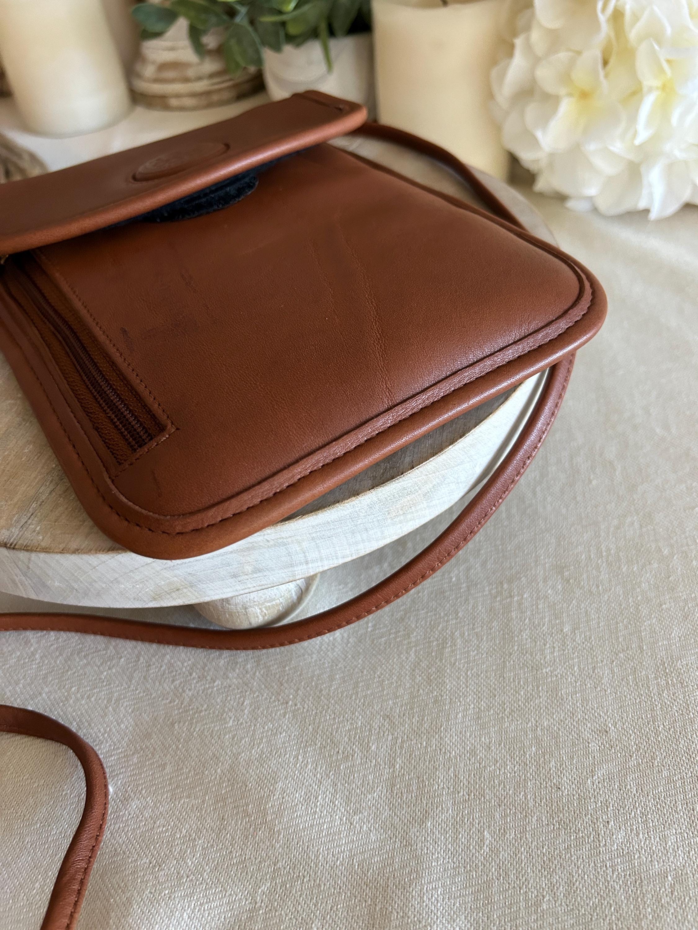 Vintage Coach US Olympics Edition British Tan Pass Holder Pouch