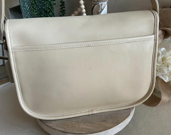 Vintage Coach City Bag Bone White Crossbody Bag 9790 - Etsy