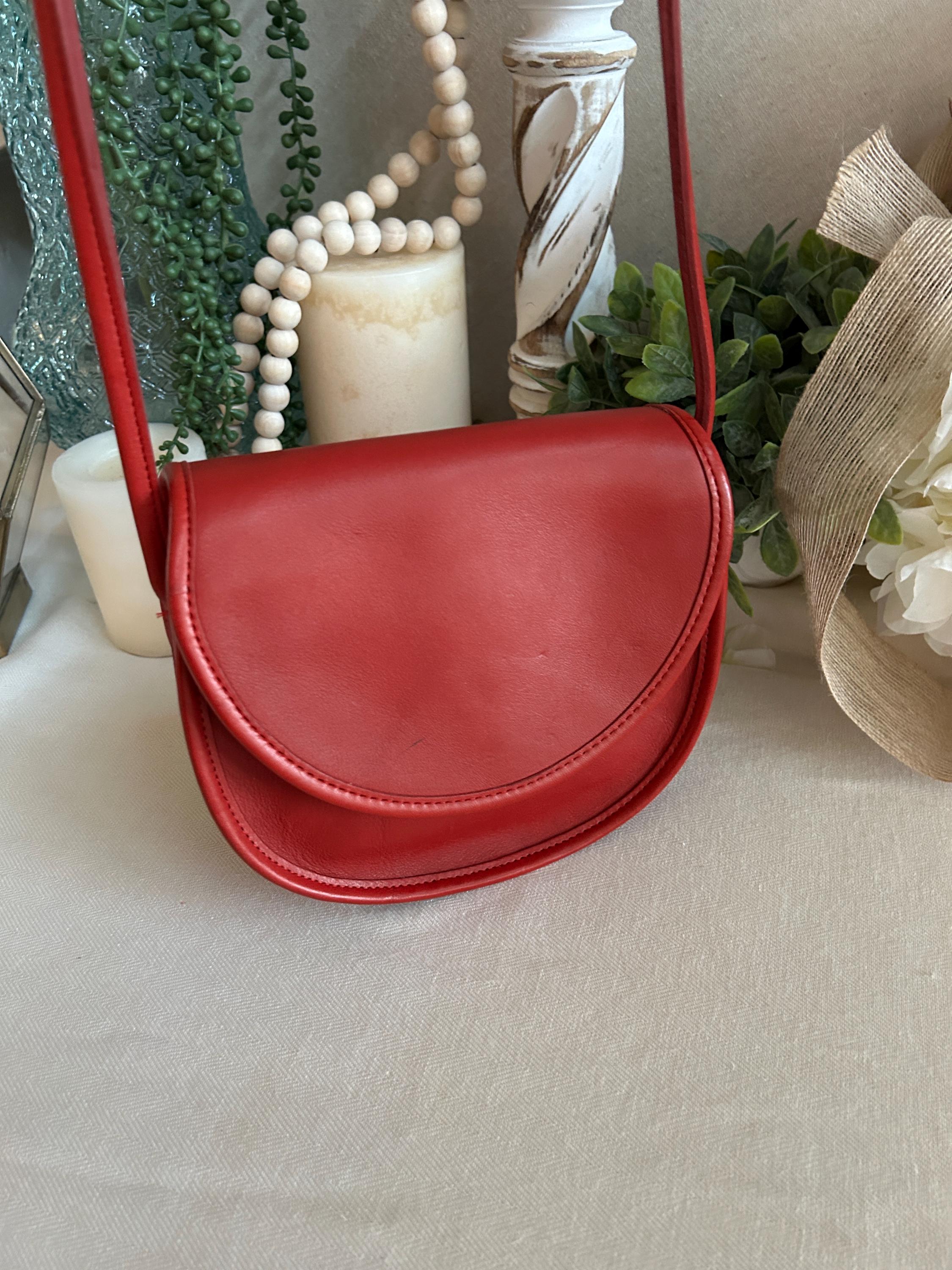 Vintage Coach Red Casey 9923 Crossbody Bag Pre-1994 - Etsy