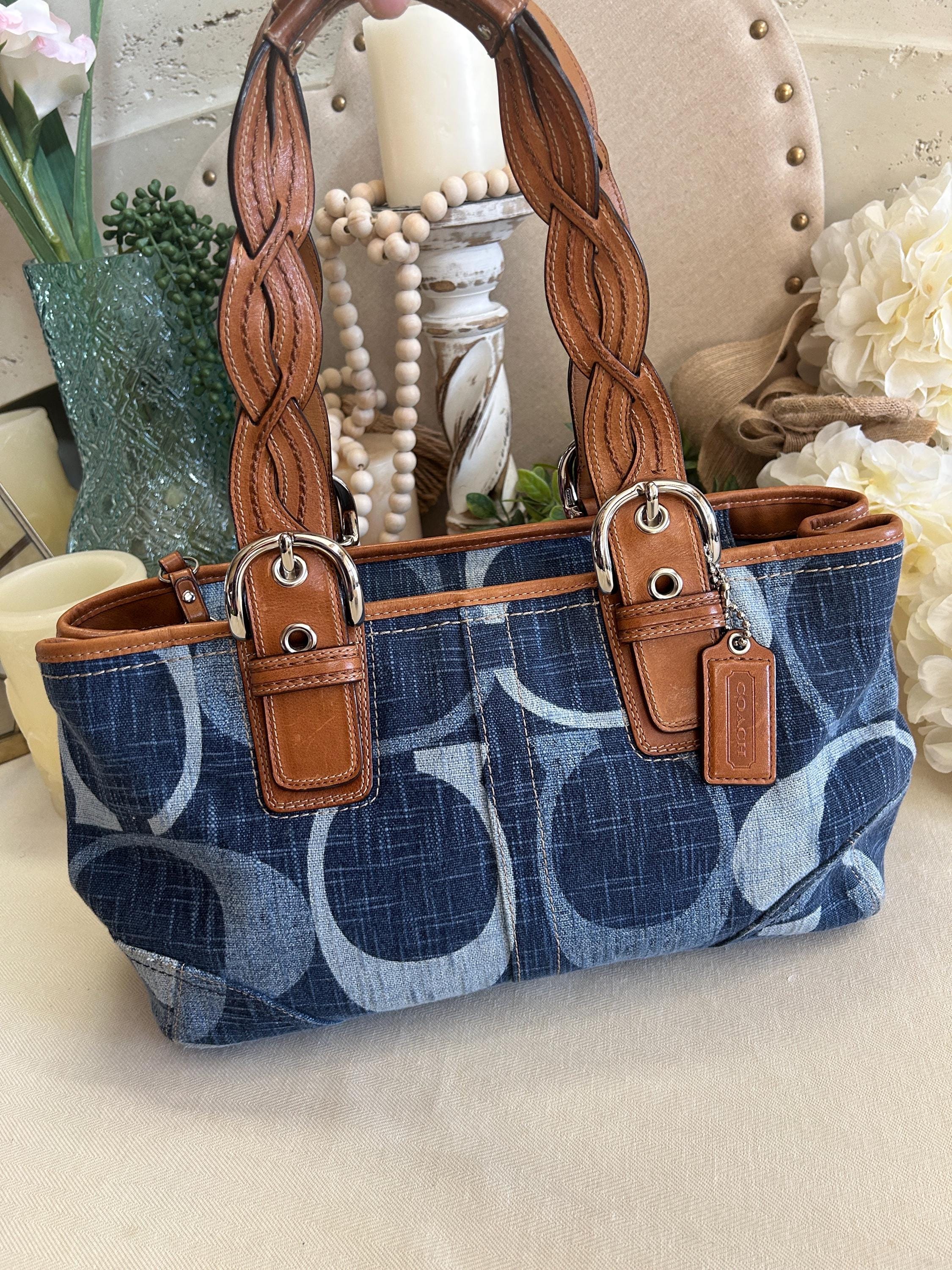 Coach Denim Bag - Etsy Canada