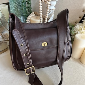 Vintage Coach Taft Mahogany Crossbody 9980 Bag