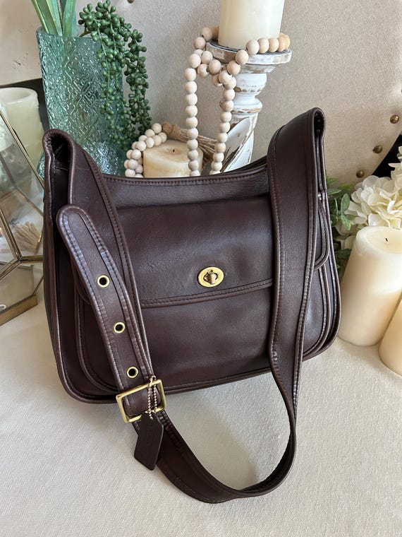 Vintage Coach Taft Mahogany Crossbody 9980 Bag - Etsy