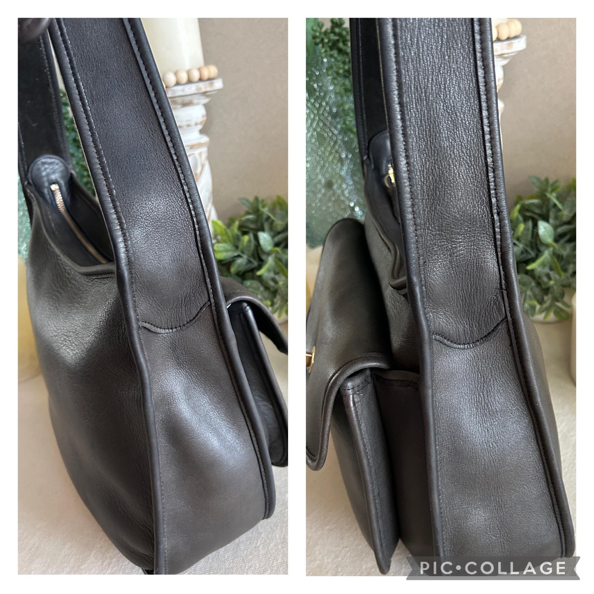 Vintage Coach Taft Dark Gray Black Crossbody 9980 Bag - Etsy