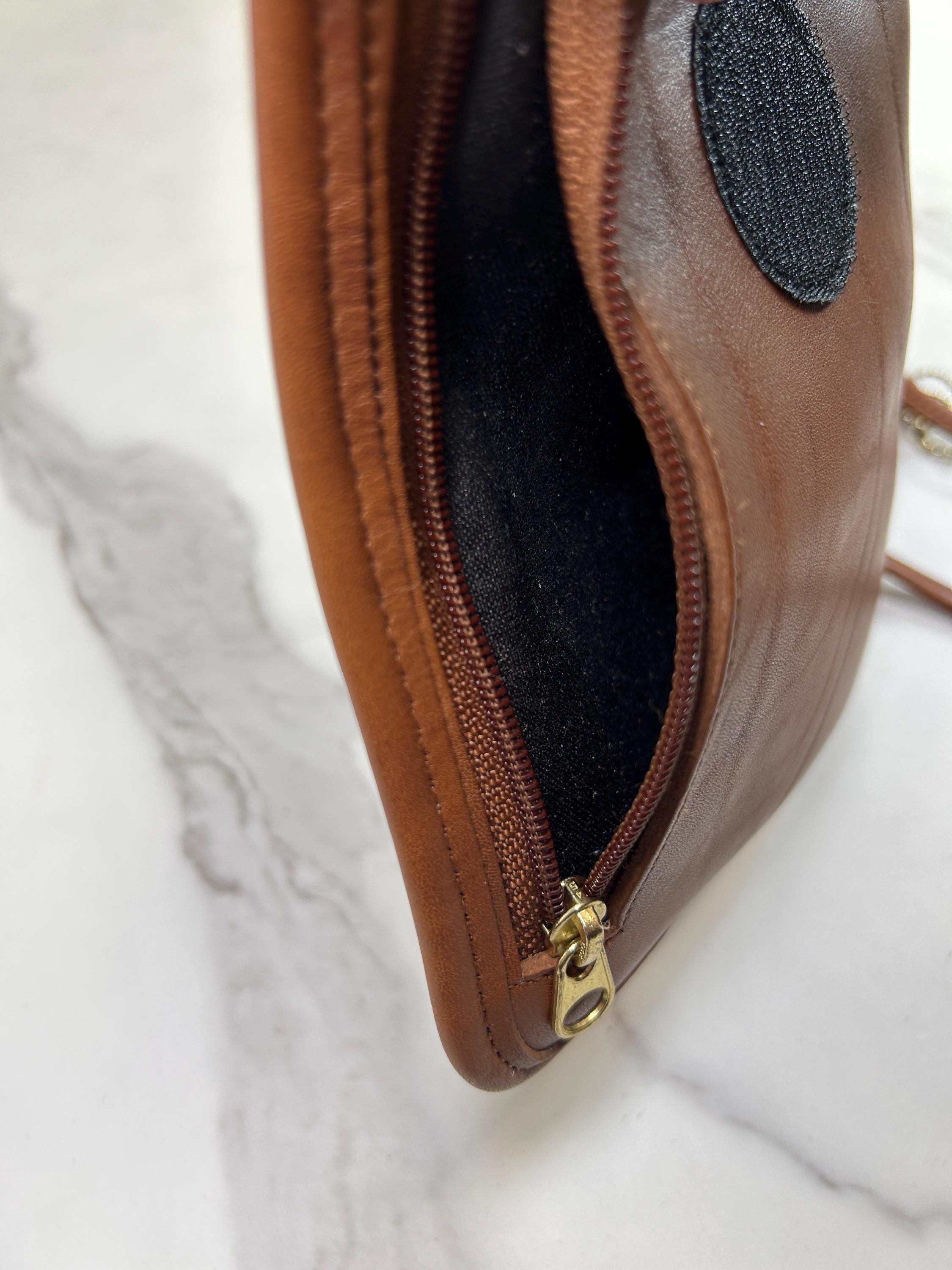 Vintage Coach US Olympics Edition British Tan Pass Holder Pouch